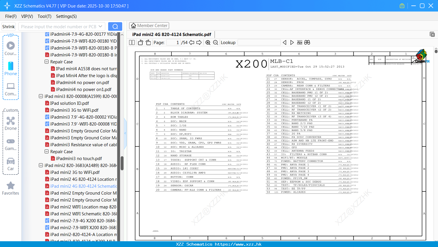 IPad Mini2 4G 820-4124 Schematic